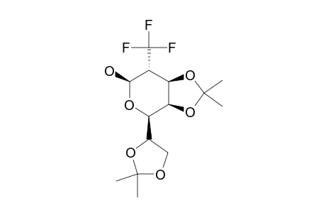 2-Deoxy-3,4:6,7-di-O-isopropylidene-2-C-(trifluoromethyl)-D-glycero-D-galacto-heptopyranose