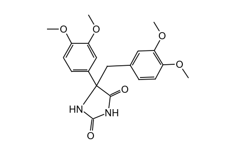 5-(3,4-DIMETHOXYPHENYL)-5-VERATRYLHYDANTOIN