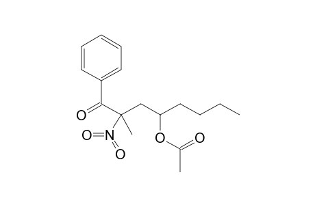 (2-methyl-2-nitro-1-oxidanylidene-1-phenyl-octan-4-yl) ethanoate