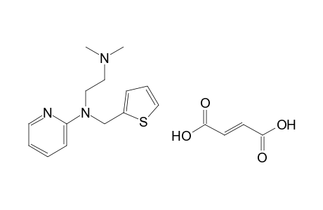 2-{[2-(dimethylamino)ethyl]-2-thenylamino}pyridine, fumarate (1:1)