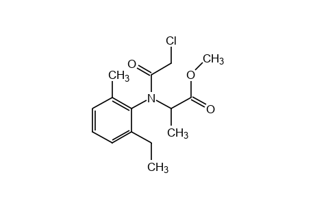 aRS, 2R(-)-N-(chloroacetyl)-N-(6-ethyl-o-tolyl)alanine, methyl ester