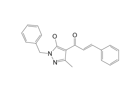 (E)-1-(1-Benzyl-5-hydroxy-3-methyl-1H-pyrazol-4-yl)-3-phenylprop-2-en-1-one