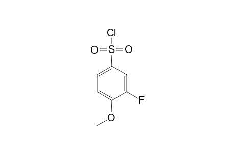 3-Fluoro-4-methoxybenzenesulfonyl chloride