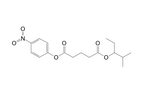 Glutaric acid, 2-methylpent-3-yl 4-nitrophenyl ester