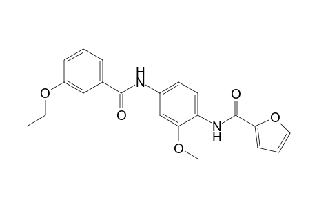 2-furancarboxamide, N-[4-[(3-ethoxybenzoyl)amino]-2-methoxyphenyl]-