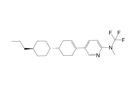 1-{2-[Methyl(trifluoromethyl)amino]pyridin-5-yl}-trans-4-(4-propylcyclohexyl)cyclohexene