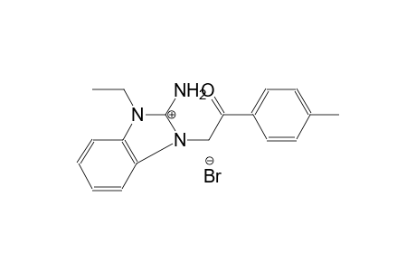 1-ethyl-3-(2-oxo-2-(p-tolyl)ethyl)-1H-benzo[d]imidazol-2(3H)-iminium bromide