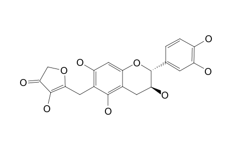 (+)-1''-METHYLENE-6''-HYDROXY-2H-FURAN-5''-ONE-6-CATECHIN