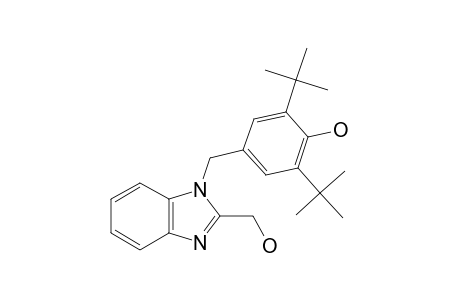 2,6-DI-tert-BUTYL-alpha-[2-(HYDROXYMETHYL)-1-BENZIMIDAZOLYL]-p-CRESOL