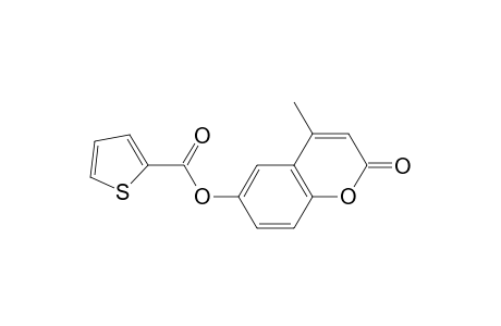 2-thiophenecarboxylic acid, 4-methyl-2-oxo-2H-1-benzopyran-6-yl ester