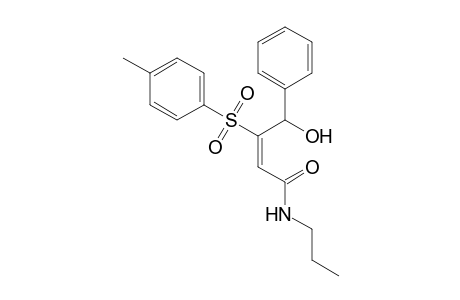 (E)-4-Hydroxy-4-phenyl-N-propyl-3-tosyl-but-2-enamide