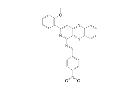 3-(2-Methoxyphenyl)-N-(4-nitrobenzylidene)pyrido[4,3-b]quinoxalin-1-amine