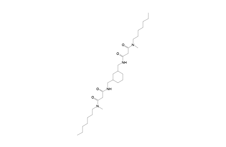 N-HEPTYL-N'-(3-{[2-(HEPTYLMETHYLCARBAMOYL)ACETYLAMINO]-METHYL}CYCLOHEXYLMETHYL)-N-METHYL-MALONAMIDE