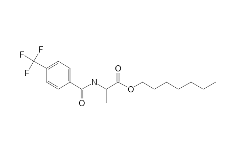 L-Alanine, N-(4-trifluoromethylbenzoyl)-, heptyl ester