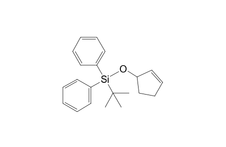 tert-Butyl-(1-cyclopent-2-enyloxy)-diphenylsilane