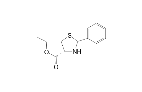 Ethyl 2-phenyl-thiazolidine-4(R)-carboxylate