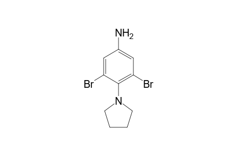 Benzenamine, 3,5-dibromo-4-(1-pyrrolidinyl)-