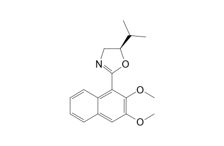 (-)-(4S)-4-ISOPROPYL-2-(2,3-DIMETHOXYNAPHTHALEN-1-YL)-4,5-DIHYDROOXAZOLE