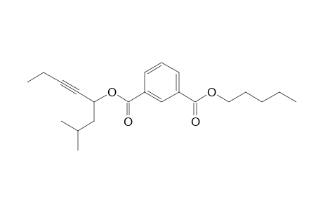 Isophthalic acid, 2-methyloct-5-yn-4-yl pentyl ester