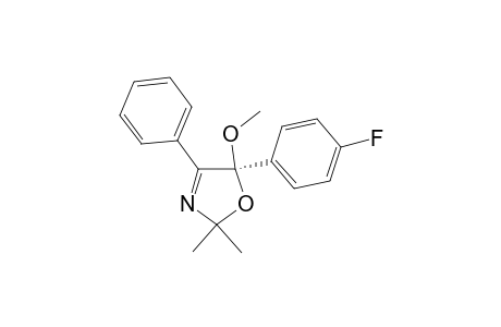 (5S)-5-(4-Fluorophenyl)-5-methoxy-2,2-dimethyl-4-phenyl-3-oxazoline