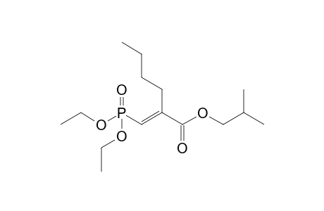 (E)-2-butyl-3-diethoxyphosphoryl-acrylic acid isobutyl ester