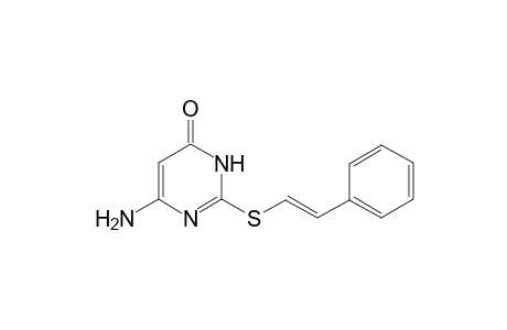 6-Amino-2-styrylsulfanyl-3H-pyrimidin-4-one