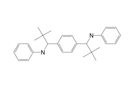 N-[1-[4-(1-anilino-2,2-dimethyl-propyl)phenyl]-2,2-dimethyl-propyl]aniline