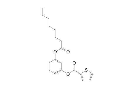 1,3-Benzenediol, o-octanoyl-o'-(2-thiophenecarbonyl)-