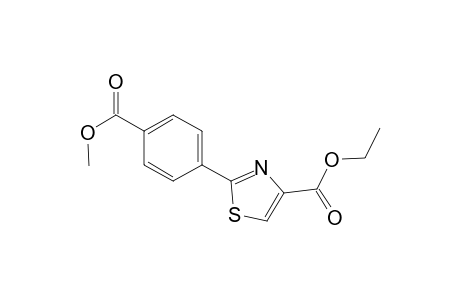 2-(4'-CARBOXY-METHOXYPHENYL)-4-CARBETHOXY-THIAZOLE