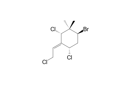 APAKAOCHTODENE-B;6(S*)-BROMO-1,4(S*),8(R*)-TRICHLORO-2(E)-OCHTODENE;E-ISOMER;O-SECUNDIRAMEA