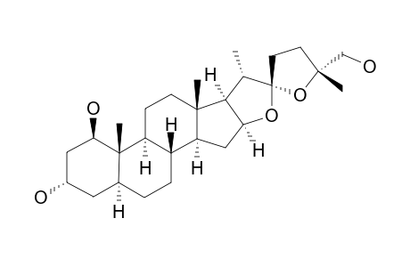 STRICTAGENIN;(25S)-1-BETA,3-ALPHA,26-TRIHYDROXY-5-ALPHA-FUROSPIROSTANE
