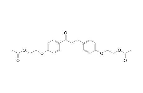 4'-(2-hydroxyethoxy)-3-[p-(2-hydroxyethoxy)phenyl]propiophenone, diacetate