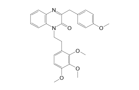 3-(p-METHOXYBENZYL)-1-(2,3,4-TRIMETHOXYPHENETHYL)-2(1H)-QUINOXALINONE