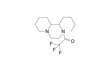 1-Butyl-2-trifluoroacetyl-2-azaperhydroquinolizine