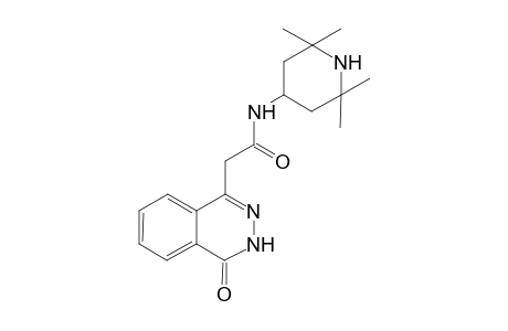 1-phthalazineacetamide, 3,4-dihydro-4-oxo-N-(2,2,6,6-tetramethyl-4-piperidinyl)-