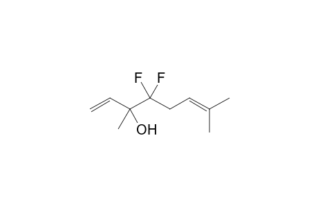 (+-)-4,4-Difluoro-3,7-dimethylocta-1,6-dien-3-ol