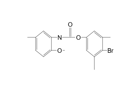 2-methoxy-5-methylcarbanilic acid, 4-bromo-3,5-xylyl ester