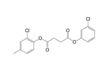 Succinic acid, 3-chlorophenyl 2-chloro-4-methylphenyl ester