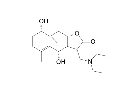 (E)-(4R,9S,11aS)-3-Diethylaminomethyl-4,9-dihydroxy-6-methyl-10-methylene-3a,4,7,8,9,10,11,11a-octahydro-3H-cyclodeca[b]furan-2-one