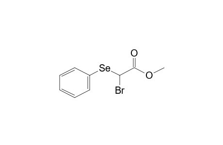 Acetic acid, bromo-phenylseleno-, methyl ester