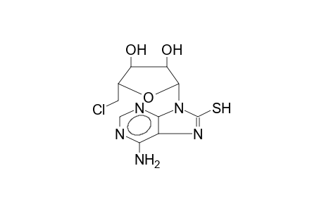 5'-DEOXY-8-MERCAPTO-5'-CHLOROADENOSINE