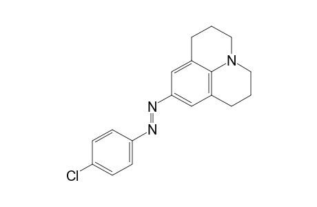 9-[(p-chlorophenyl)azo]-2,3,6,7-tetrahydro-1H,5H-benzo[ij]quinolizine