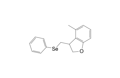 4-Methyl-3-(phenylselanylmethyl)-2,3-dihydrobenzofuran