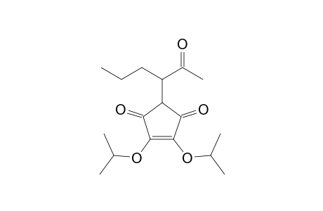 2-(1-acetylbutyl)-4,5-diisopropoxy-cyclopent-4-ene-1,3-dione