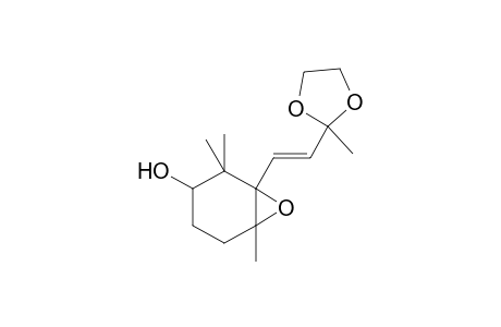 1-Benzoxiren-3-ol, 2,2,5a-trimethyl-1a-[2-(2-methyl)-1,3-dioxolan-2-yl)-1-ethenyl] perhydro