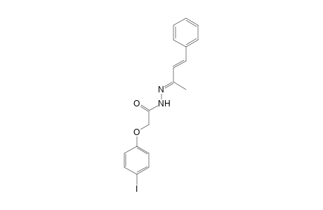 2-(4-Iodophenoxy)-N'-[(E,2E)-1-methyl-3-phenyl-2-propenylidene]acetohydrazide