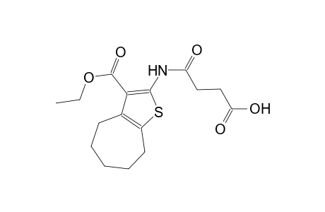 4-{[3-(ethoxycarbonyl)-5,6,7,8-tetrahydro-4H-cyclohepta[b]thien-2-yl]amino}-4-oxobutanoic acid