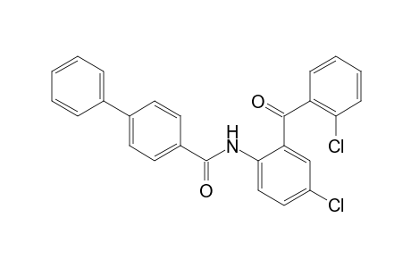 N-[4-Chloro-2-(2-chlorobenzoyl)phenyl][1,1'-biphenyl]-4-carboxamide