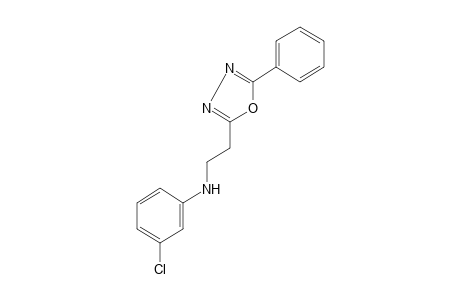 2-[2-(m-chloroanilino)ethyl]-5-phenyl-1,3,4-oxadiazole