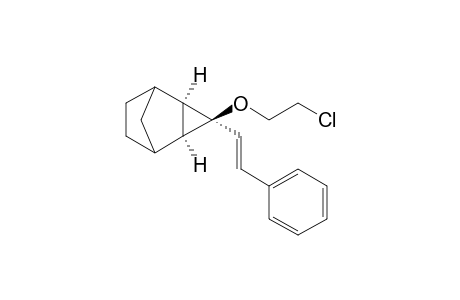 Meso-(2S,3S,4R)-3-(2-chloroethoxy)-3-[(E)-2-phenylethenyl]tricyclo[3.2.1.0(2,4)]octane